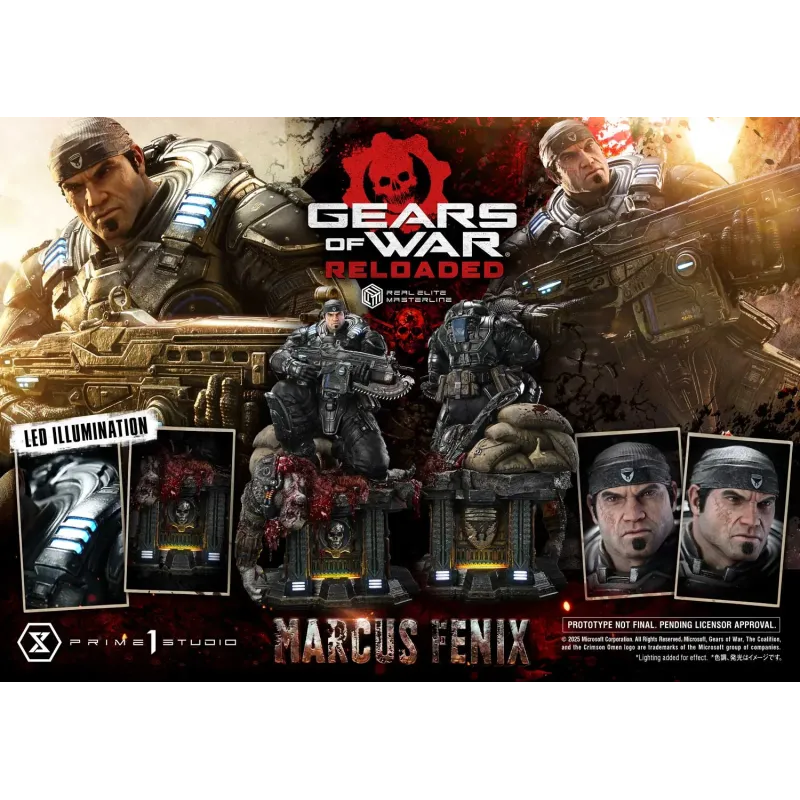 Gears of War Marcus Fenix Prime 1 Studio