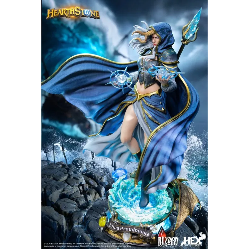 World of Warcraft Hearthstone Jaina Proudmoore Blizzard x HEX Collectibles