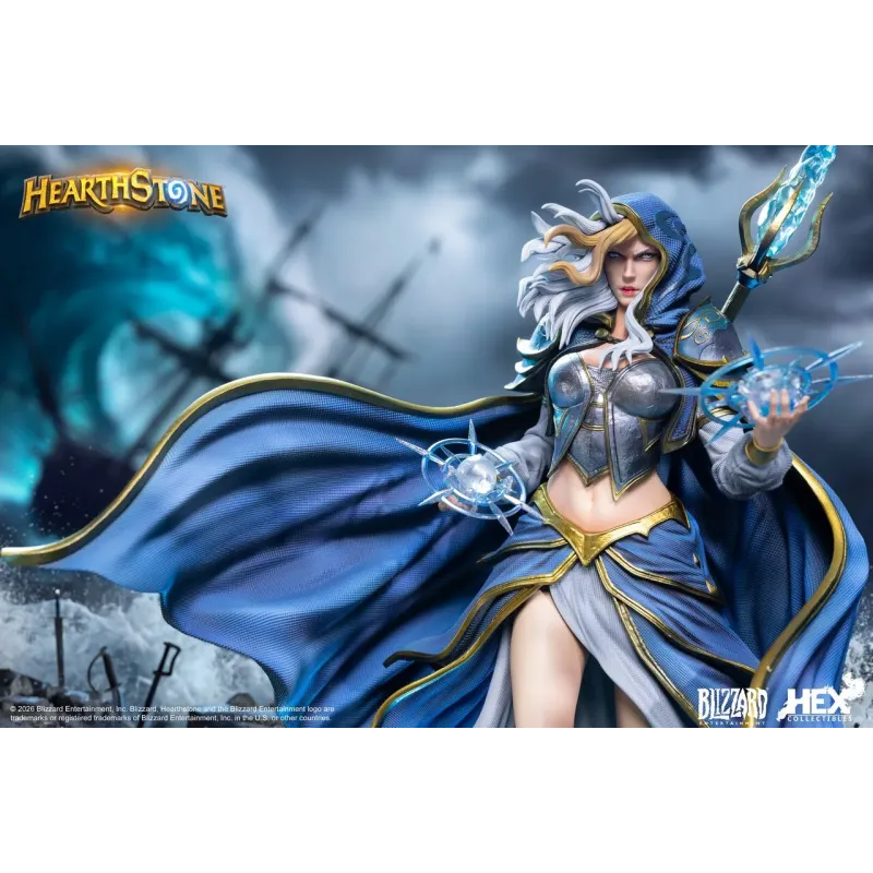 World of Warcraft Hearthstone Jaina Proudmoore Blizzard x HEX Collectibles