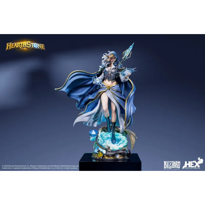 World of Warcraft Hearthstone Jaina Proudmoore Blizzard x HEX Collectibles
