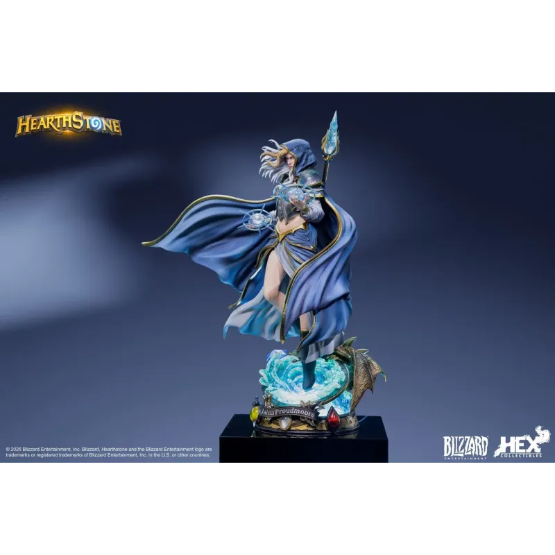 World of Warcraft Hearthstone Jaina Proudmoore Blizzard x HEX Collectibles