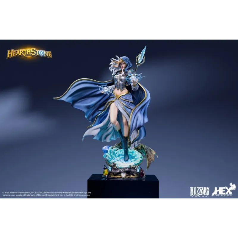 World of Warcraft Hearthstone Jaina Proudmoore Blizzard x HEX Collectibles