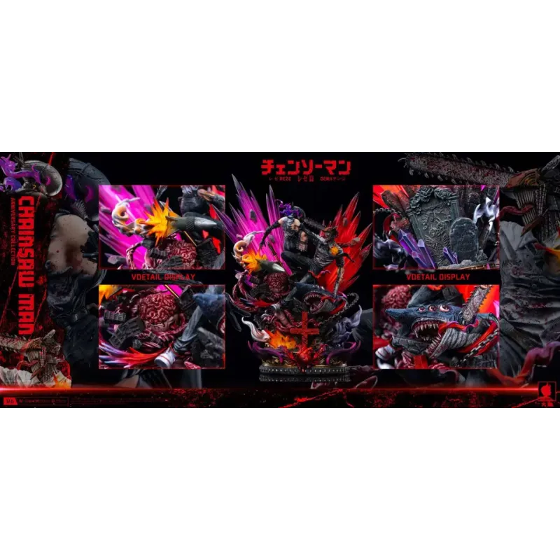 Chainsaw Man Denji vs Reze Big Feeler Studio