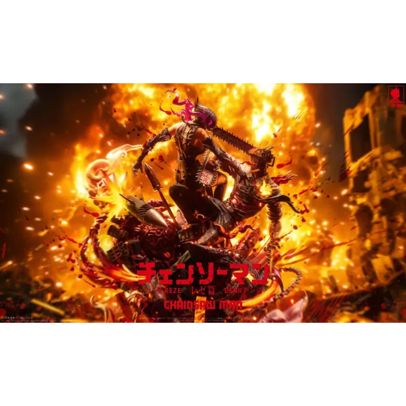 Chainsaw Man Denji vs Reze Big Feeler Studio