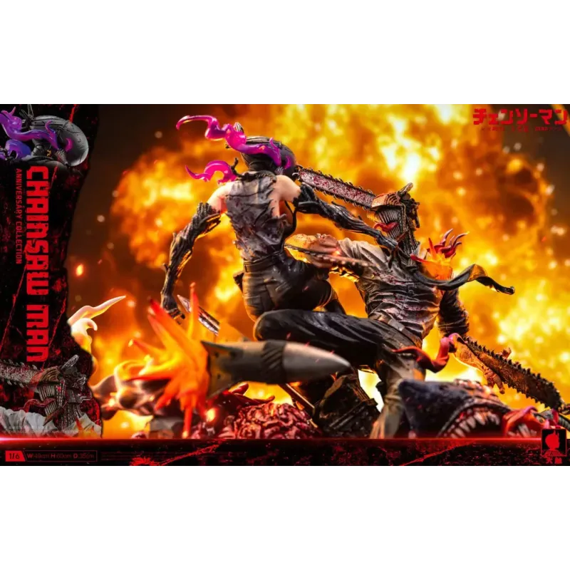 Chainsaw Man Denji vs Reze Big Feeler Studio