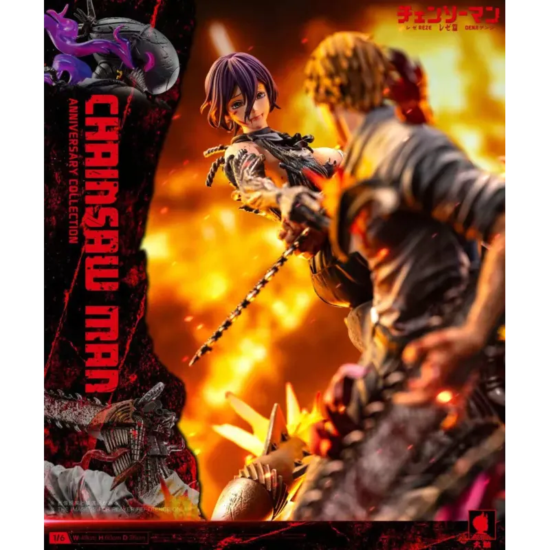 Chainsaw Man Denji vs Reze Big Feeler Studio