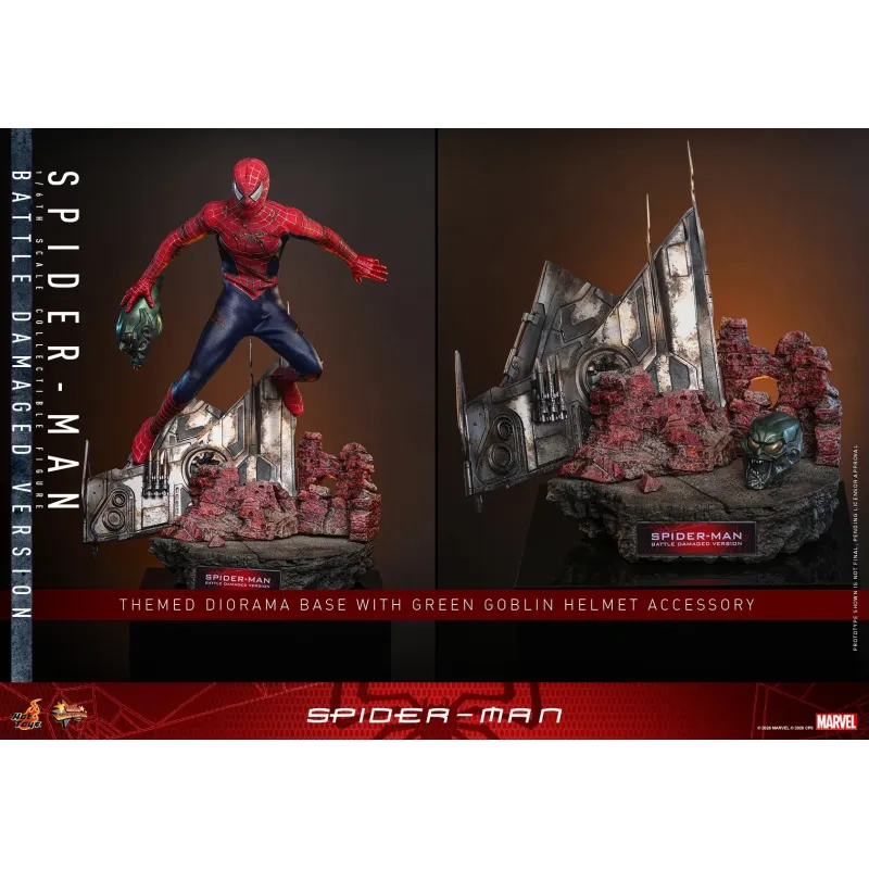 Marvel Spider-Man (Battle Damaged Version) Hot Toys