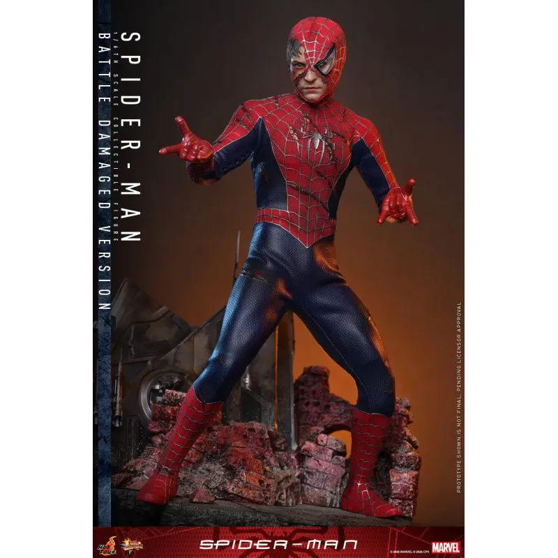 Marvel Spider-Man (Battle Damaged Version) Hot Toys