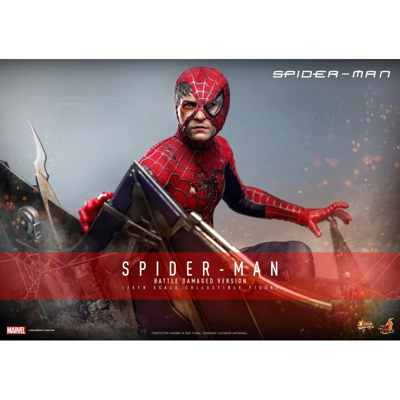 Marvel Spider-Man (Battle Damaged Version) Hot Toys