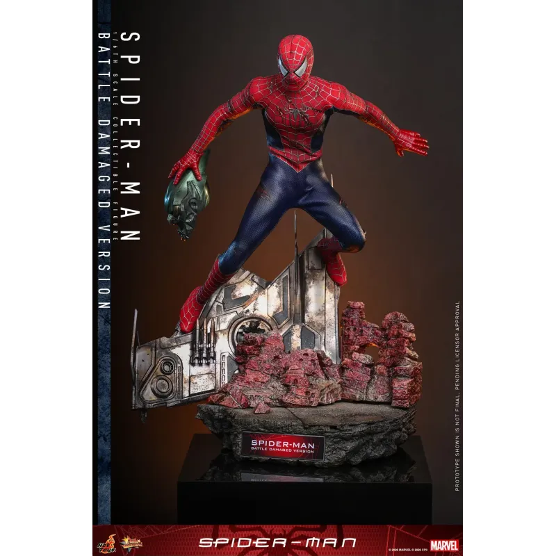 Marvel Spider-Man (Battle Damaged Version) Hot Toys