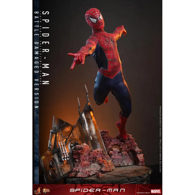 Marvel Spider-Man (Battle Damaged Version) Hot Toys