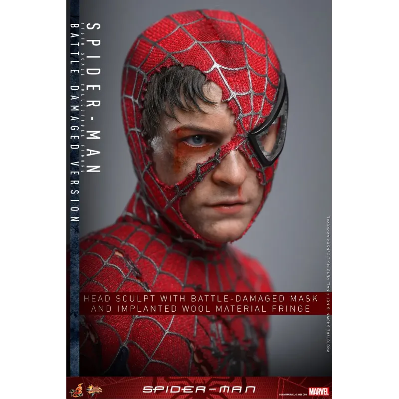 Marvel Spider-Man (Battle Damaged Version) Hot Toys