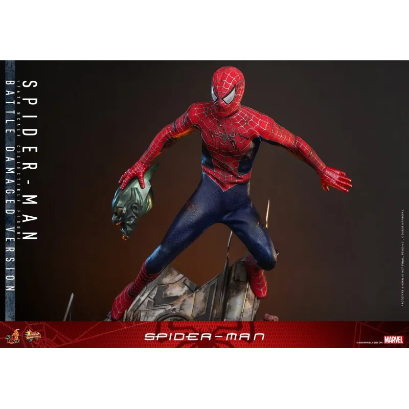 Marvel Spider-Man (Battle Damaged Version) Hot Toys