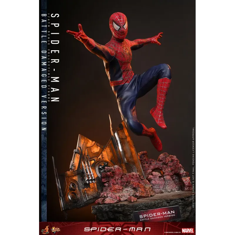 Marvel Spider-Man (Battle Damaged Version) Hot Toys