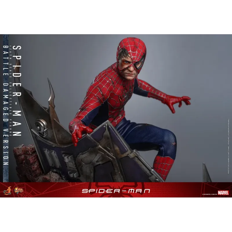 Marvel Spider-Man (Battle Damaged Version) Hot Toys