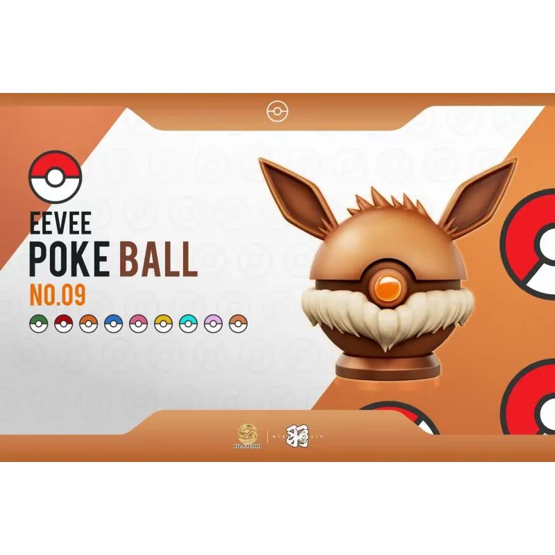 Pokemon Eevee Pokeball HZ & Wings Studio
