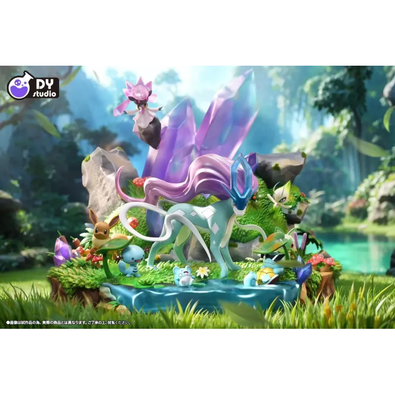 Pokemon Suicune and Pokémon in the Afternoon Sun DY Studio