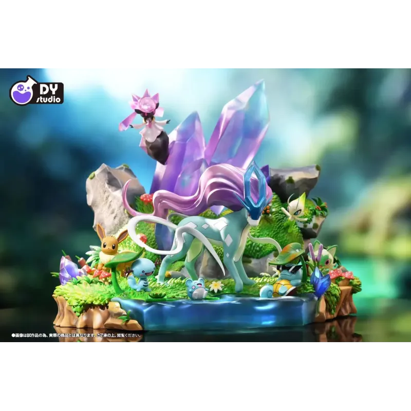 Pokemon Suicune and Pokémon in the Afternoon Sun DY Studio