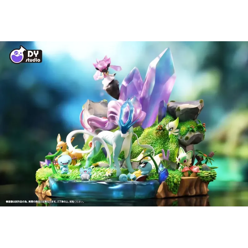 Pokemon Suicune and Pokémon in the Afternoon Sun DY Studio