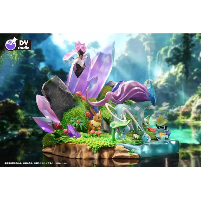 Pokemon Suicune and Pokémon in the Afternoon Sun DY Studio