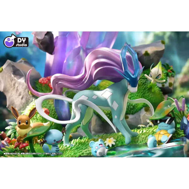 Pokemon Suicune and Pokémon in the Afternoon Sun DY Studio