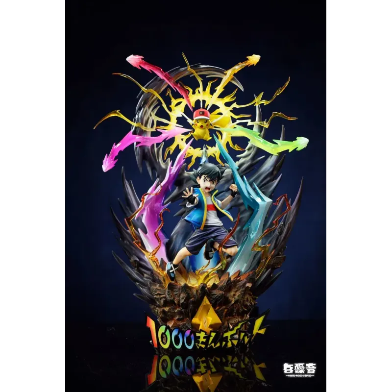 Pokemon Ash Ketchum & Pikachu White Noise Studio