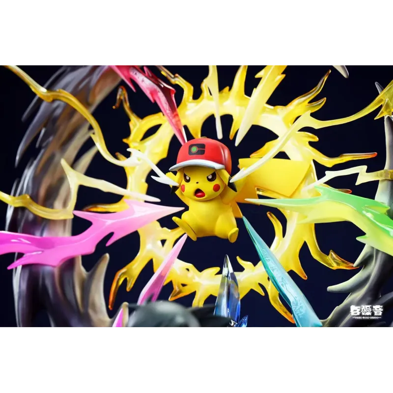 Pokemon Ash Ketchum & Pikachu White Noise Studio