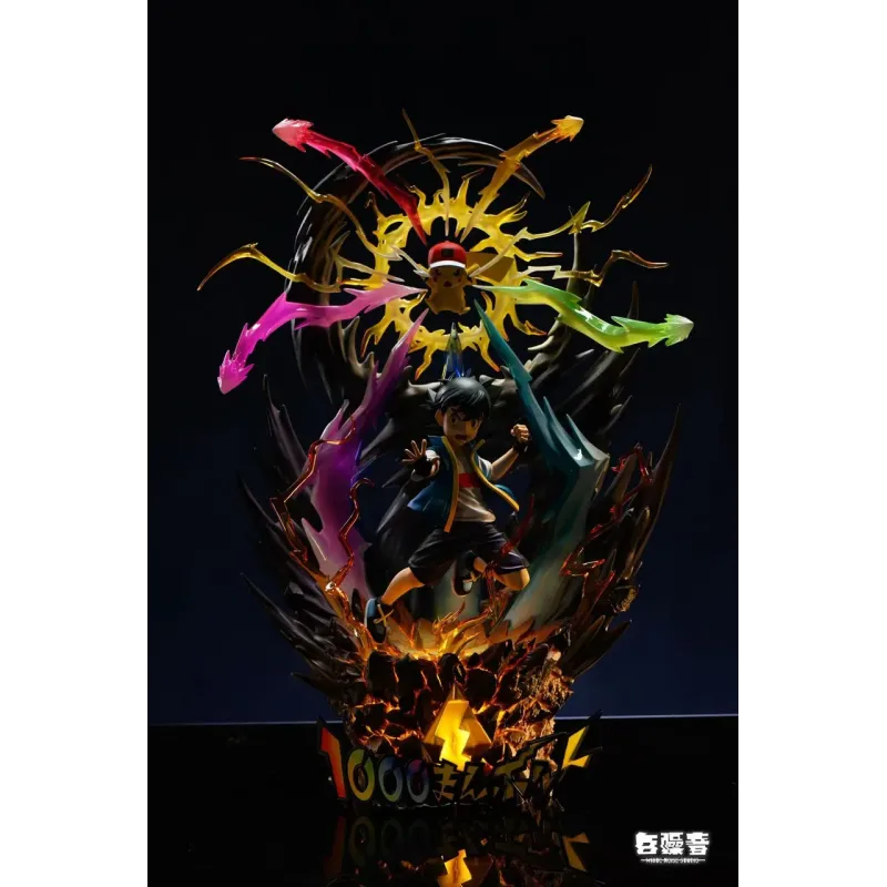 Pokemon Ash Ketchum & Pikachu White Noise Studio