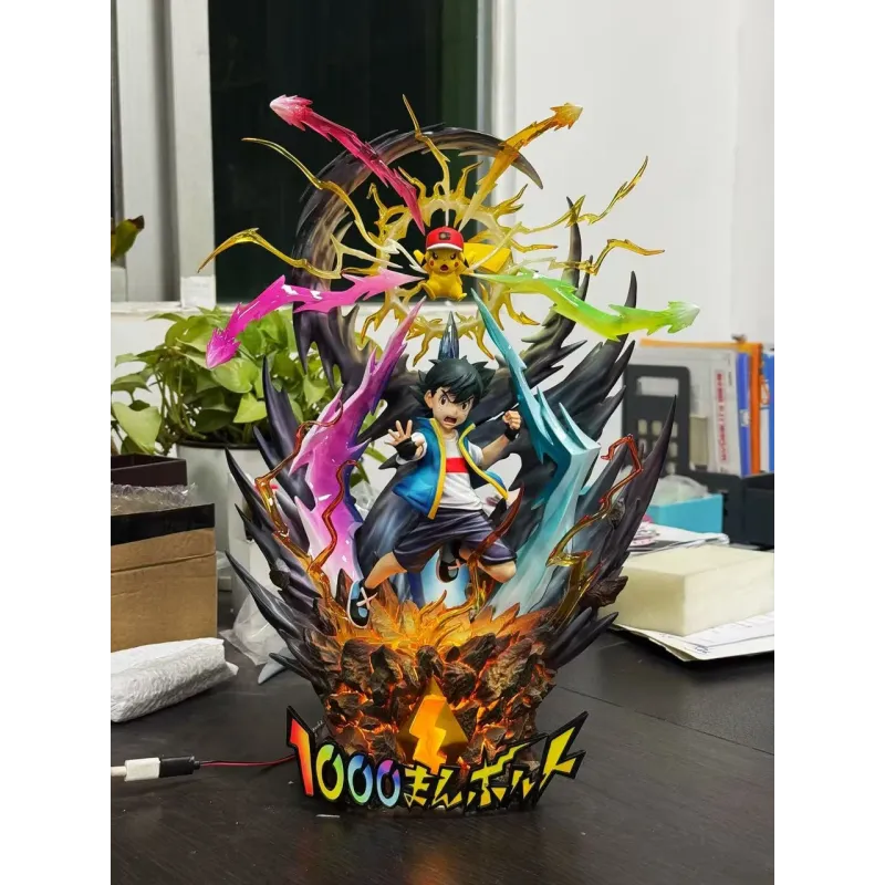 Pokemon Ash Ketchum & Pikachu White Noise Studio