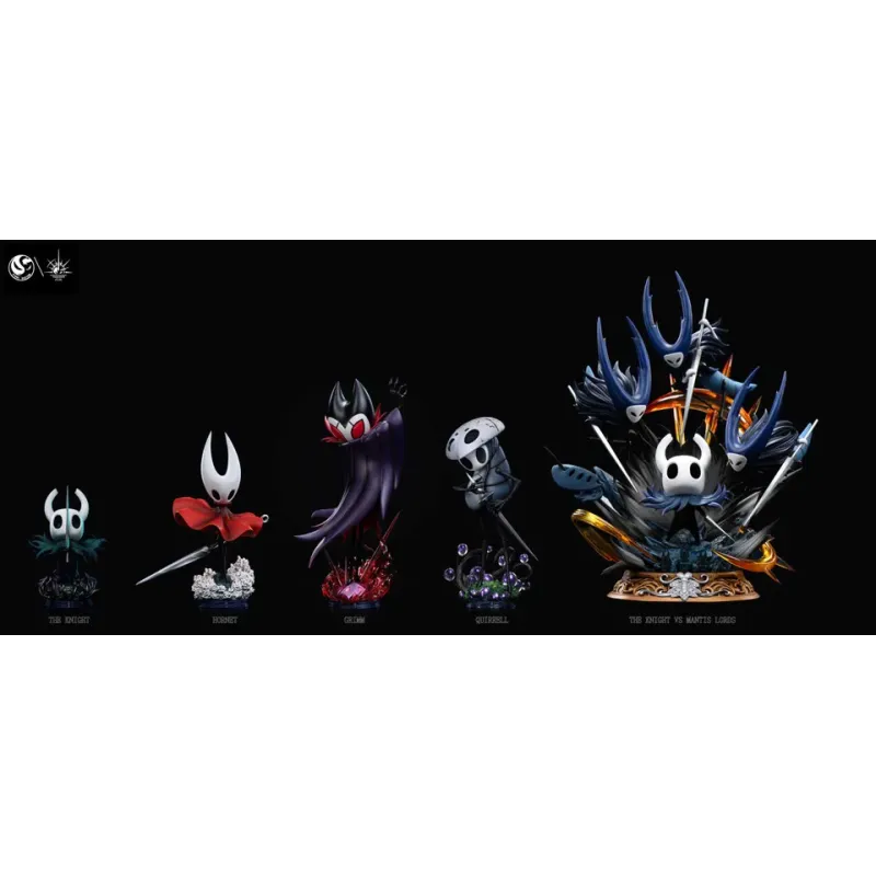 Hollow Knight The Knight vs Mantis Lords Stone Custom & Radiance Studio