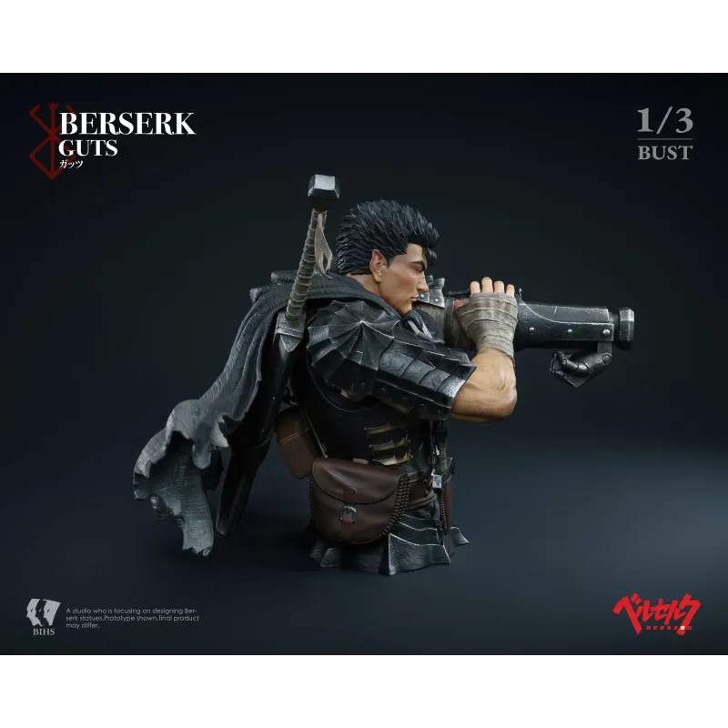 Berserk Guts The Black Swordsman's Bust BIHS Studio