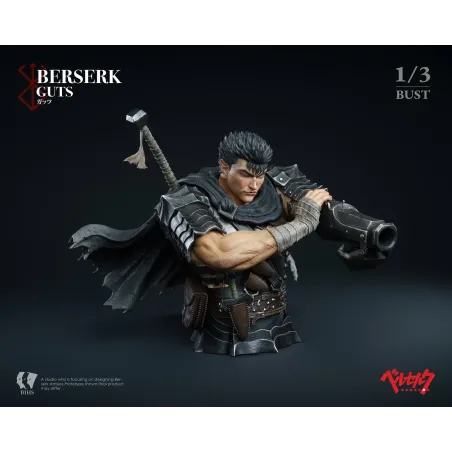Berserk Guts The Black Swordsman's Bust BIHS Studio
