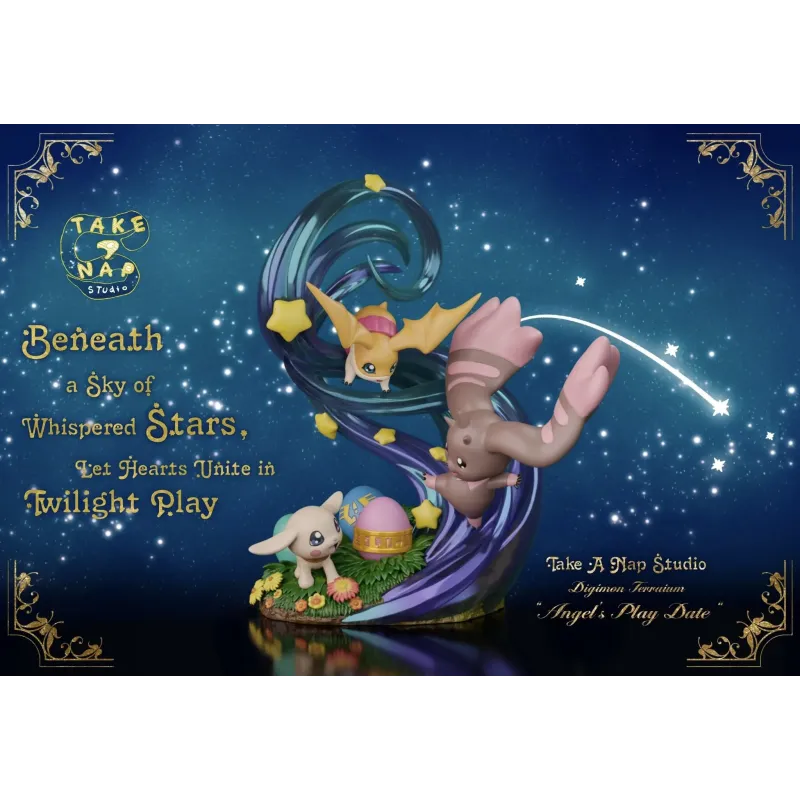 Digimon Patamon X Salamon X Lopmon Take A Nap Studio