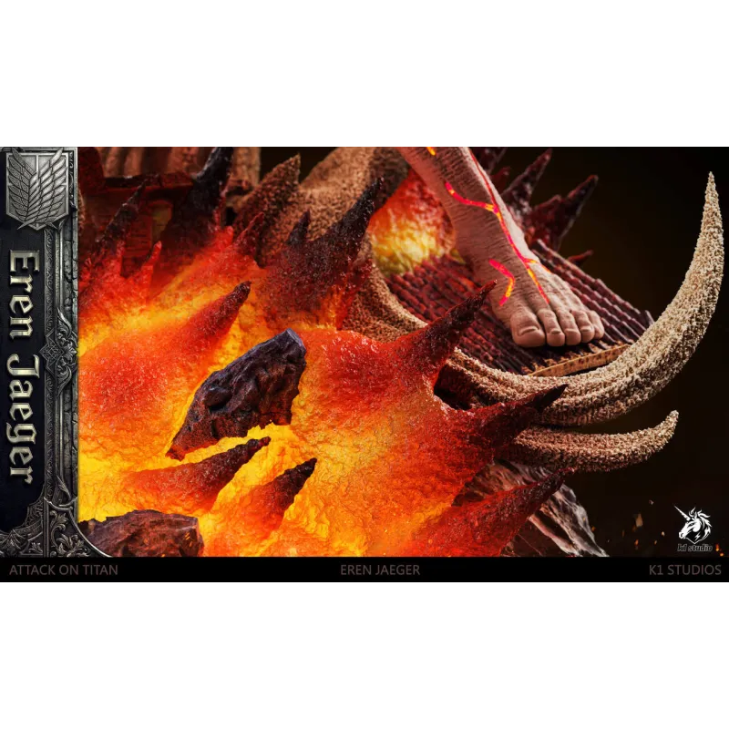 K1 Studio Eren Jaeger 1:6 con LED - Figura Coleccionable