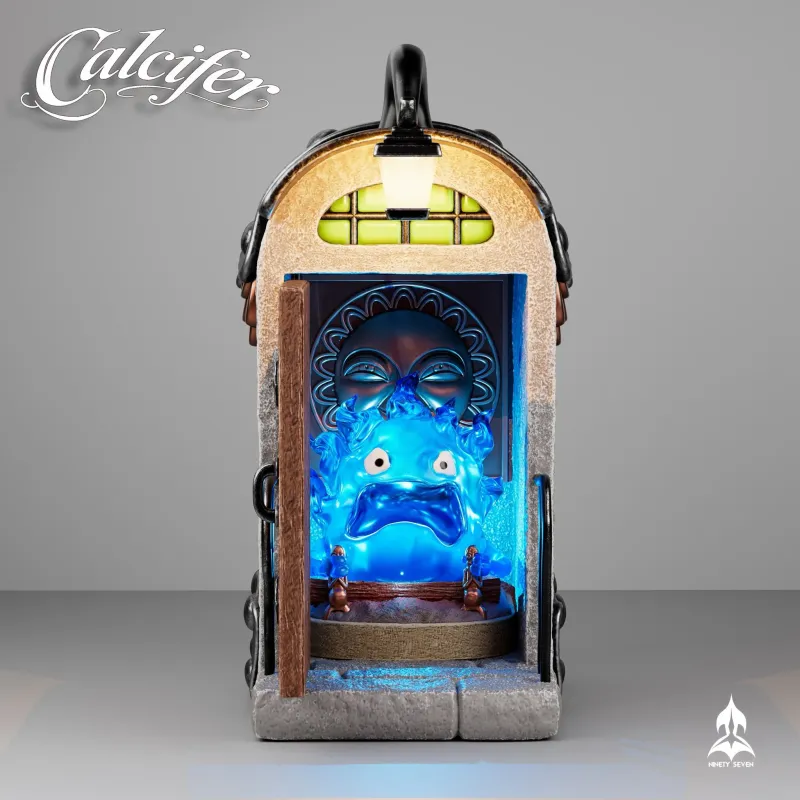 Howl’s Moving Castle Calcifer in the Room Ninety Seven Studio