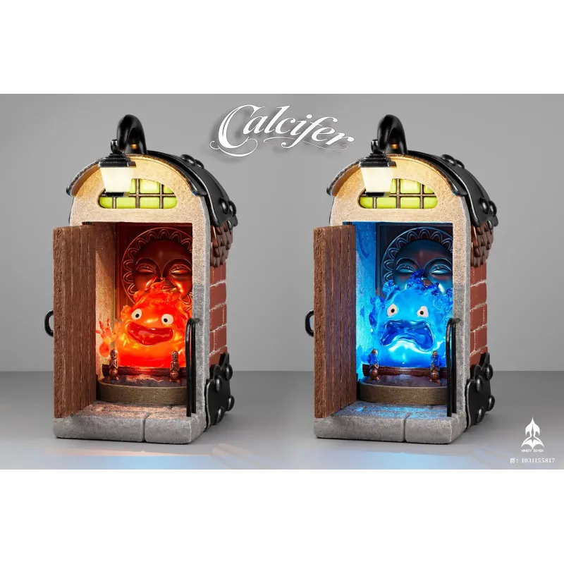 Howl’s Moving Castle Calcifer in the Room Ninety Seven Studio