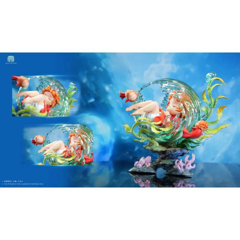 Ponyo on the Cliff Whisper of Nature Series 02 Sleeping Ponyo KYUU Studio