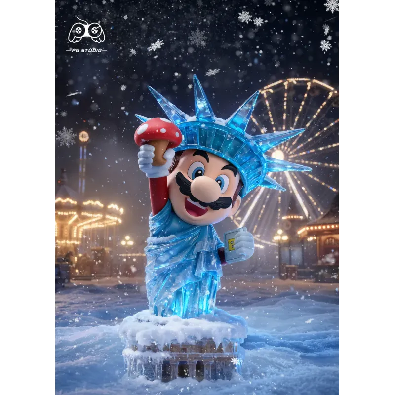 Super Mario Mario Cosplay Statue of Liberty PG Studio