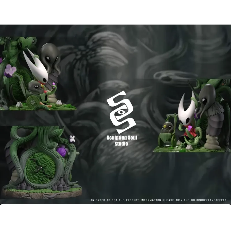 Hollow Knight Silksong Hornet & Greyroot Sculpting Soul Studio