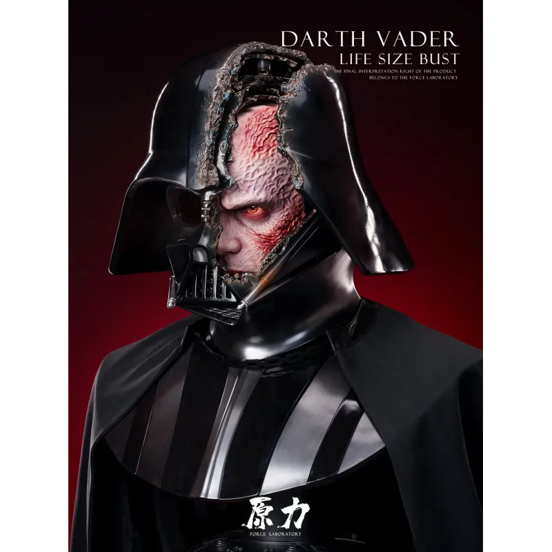 Star Wars Darth Vader Life Size Bust Force Laboratory