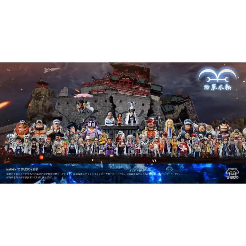 One Piece Egg Head Arc 28 X Navy 45 Vice Admiral Hound WCF YZ Studio