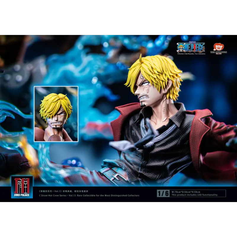 One Piece Sanji vs Queen Jimei Palace