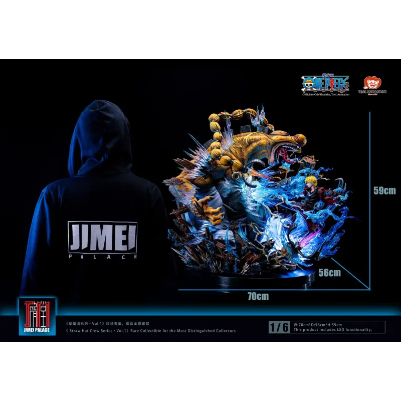 One Piece Sanji vs Queen Jimei Palace