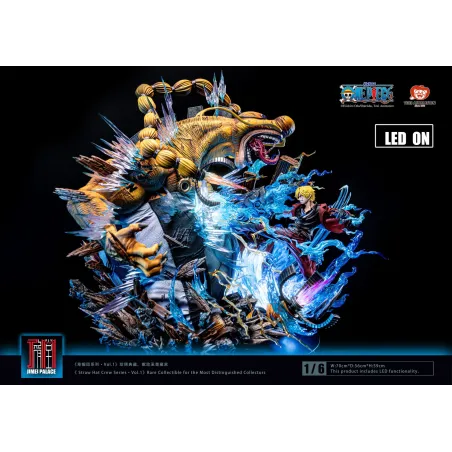 One Piece Sanji vs Queen Jimei Palace