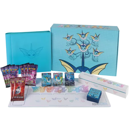 Pokemon TCG Vaporeon VMAX Gift Box Exclusive Chinese Ver.