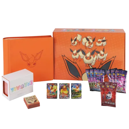 Pokemon TCG Flareon VMAX Gift Box Exclusive Chinese Ver.