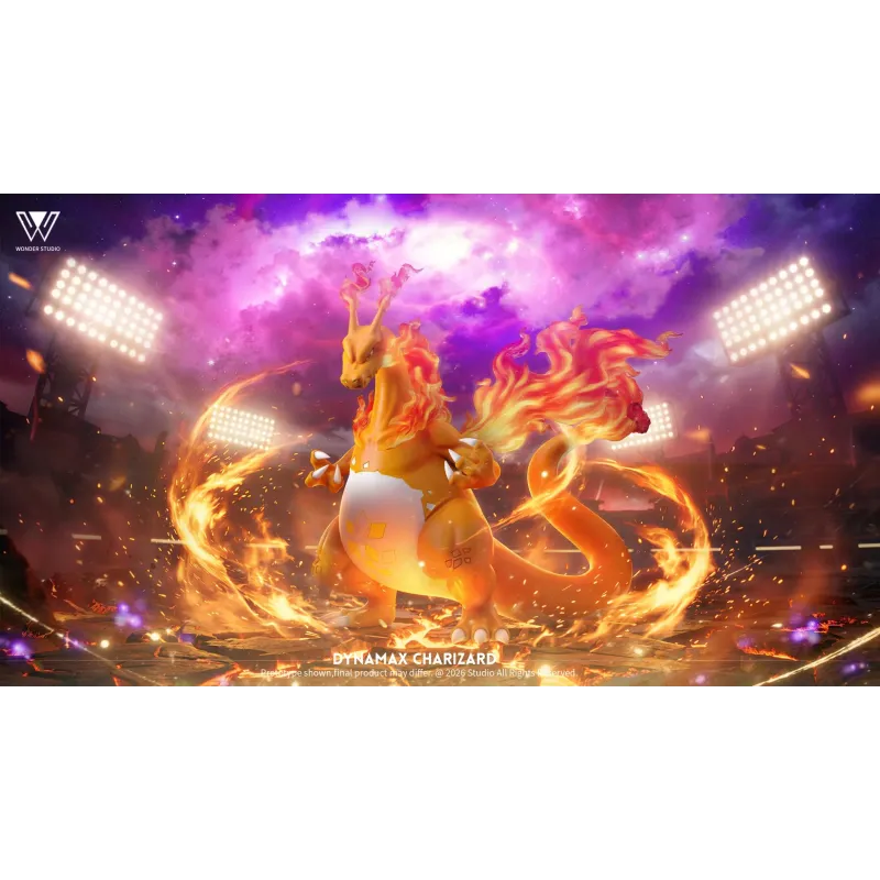 Pokemon Leon's Team Gigantamax Charizard Wonder Studio