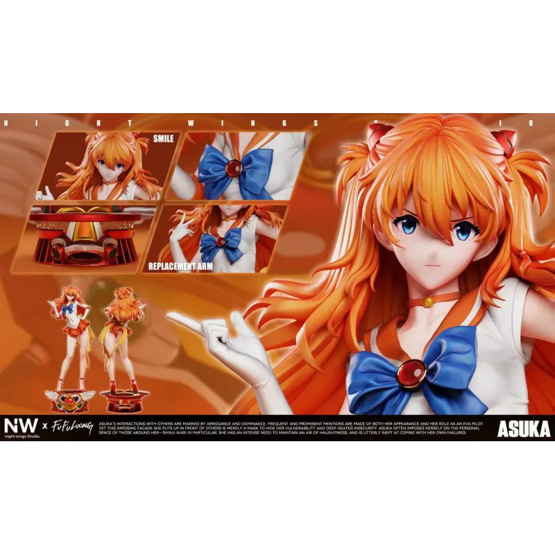 Neon Genesis Evangelion Asuka Cosplay Sailor Moon Night Wing Studio