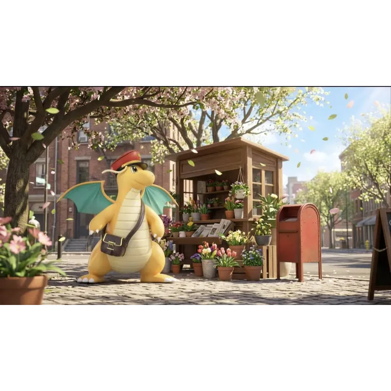 Pokemon Postman Dragonite Wonder Studio