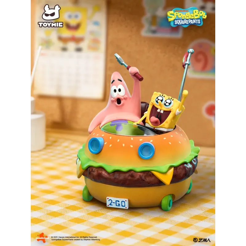SpongeBob SquarePants Krabby patty Magnetic car Toymie Studio